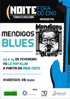 panfleto Mendigos Blues