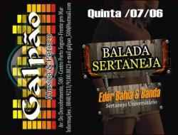 panfleto Balada Sertaneja