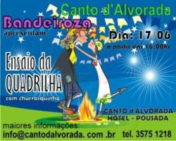 panfleto Ensaio da Quadrilha