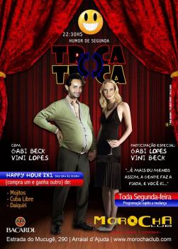 panfleto Happy Monday - Troca Troca