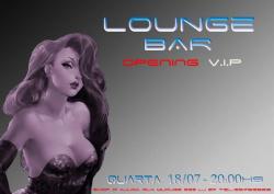 panfleto Lounge Bar Openning V.I.P.