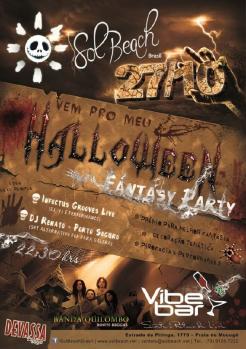 panfleto Halloween Fantasy Party