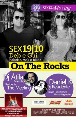 panfleto Deb e Gui on the Rocks