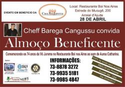 panfleto Almoo Beneficiente