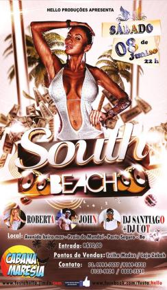 panfleto Luau South Beach