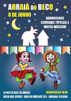 panfleto Arrai do Beco