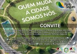 panfleto Conferncia Municipal das Cidades