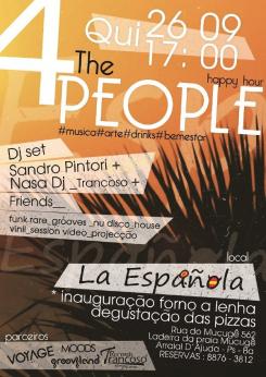 panfleto Happy Hour 4 The People