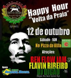 panfleto Happy Hour 'Volta da Praia'