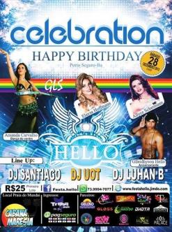 panfleto 2 Happy Birthday da GLS Hello Celebration