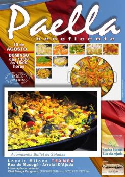 panfleto Paella Beneficiente