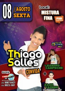 panfleto Thiago Salles convida Leandro Campeche + Saan Vagner