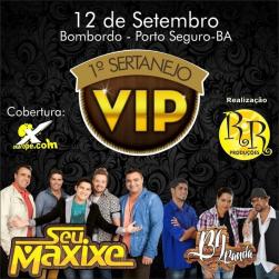 panfleto 1 Sertanejo VIP - Seu Maxixe & B4 Banda