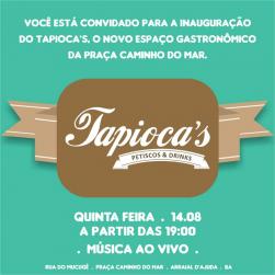 panfleto Inaugurao do Tapioca's