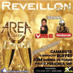 panfleto Reveillon 2015 com Mr. Vibe e Simbora