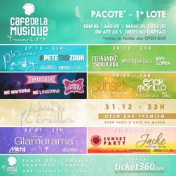 panfleto Sunset Party - JACK'E