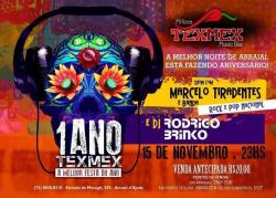 panfleto 1 Aniversrio do TexMex
