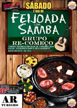 panfleto Feijoada com Samba