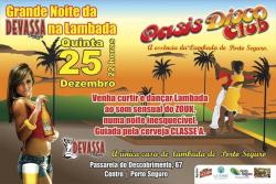 panfleto Grande noite da Devassa na Lambada