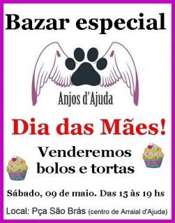 panfleto Bazar especial do Dia das Mes