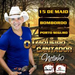 panfleto Netinho O Vaqueiro Cantador