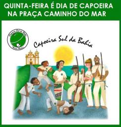 panfleto Roda de capoeira