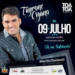 panfleto Tayrone Cigano