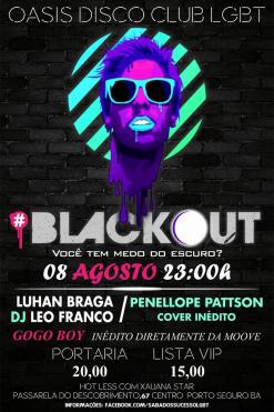 panfleto Blackout Porto Seguro