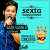 panfleto Happy Hour com Saan Vagner & Adailton