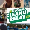 panfleto #GlobalCleanupRelay - Mutiro de Limpeza