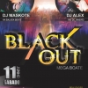 panfleto Blackout Mega Boate