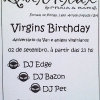 panfleto Virgins Birthday