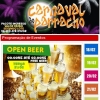 panfleto Carnaval do Parracho - Open Beer