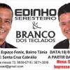 panfleto Edinho Seresteiro & Branco dos Teclados