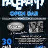 panfleto Faceparty Open Bar