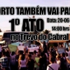 panfleto PORTO TAMBEM VAI PARAR - 1 Ato de Manifestao