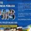 panfleto Audincia Pblica da Secretaria de Sade de Porto Seguro 