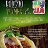 panfleto Rodzio de comida mexicana + Ben Flow Jam