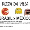 panfleto Jogo Brasil x Mxico