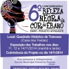 panfleto 6 Concurso Beleza Negra da Cor de bano