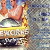 panfleto Fireworks Party 2015