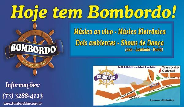 Cartaz  - Bombordo - ao lado do trevo do Cabral, Sábado 14 de Fevereiro de 2015