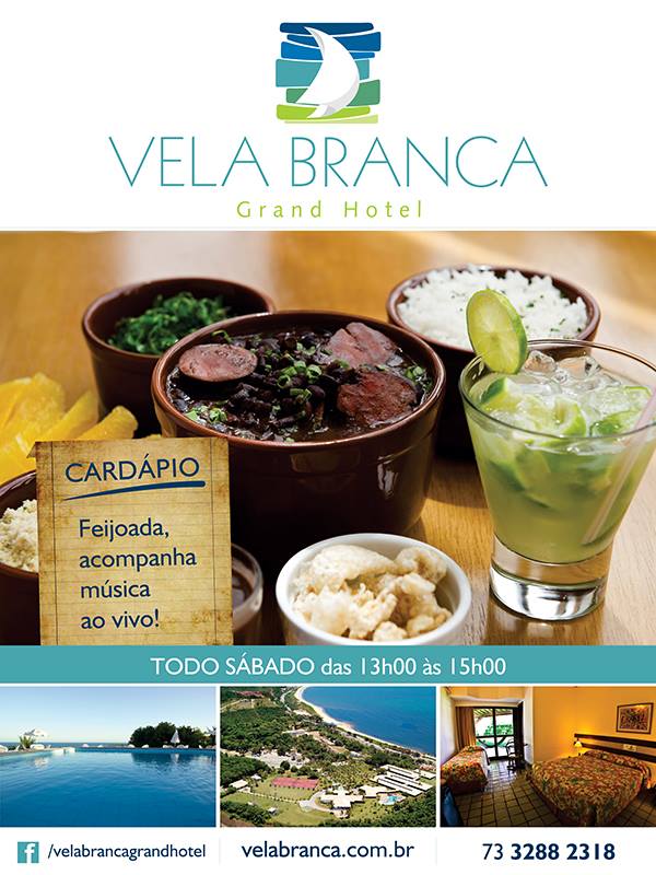 Cartaz  - Hotel Vela Branca - Rua Dr Antnio Ricaldi, 177 - Cidade Histrica, Sábado 7 de Março de 2015