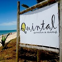 Cartaz  - Quintal Praia Bar (antigo Target), Segunda-feira 7 de Março de 2011