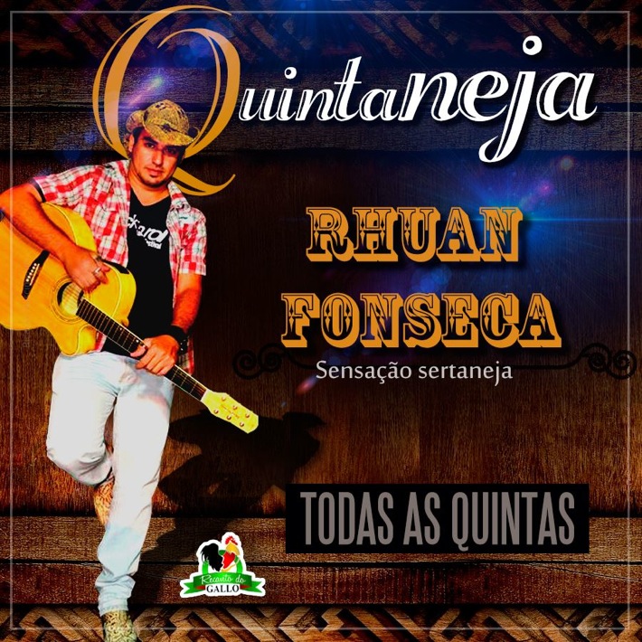 Cartaz  - Recanto do Gallo - Rua 2 de julho, 20B - Casa da Lenha, Quinta-feira 30 de Outubro de 2014