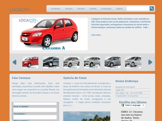 panfleto Locacity Rent a Car
